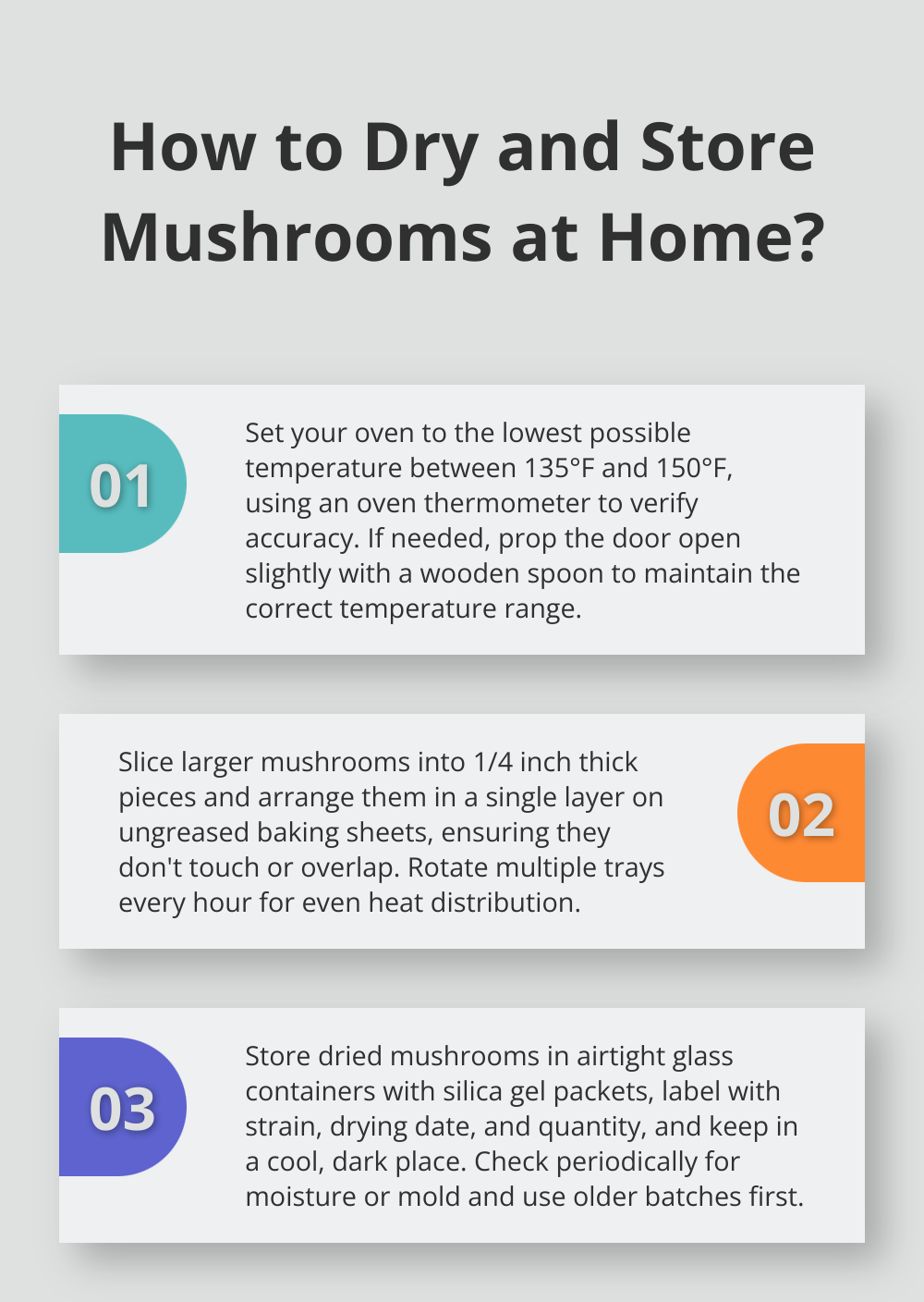 Fact - How to Dry and Store Mushrooms at Home?